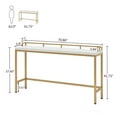thumbnail image 2 of YYAo Console Table, Entryway Table, Console Sofa Table, Display Shelf,70.9" Console Table, Narrow Sofa Accent Table Behind Couch, 2 of 4