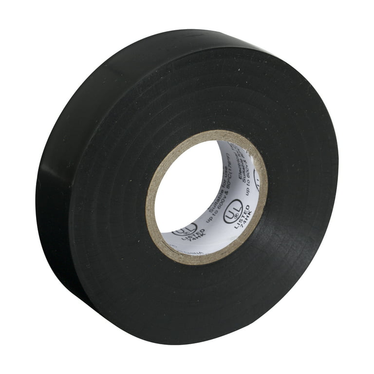 Duck Brand Professional Electrical Tape, 0.75-Inch by 66-Feet, Single Roll,  Black