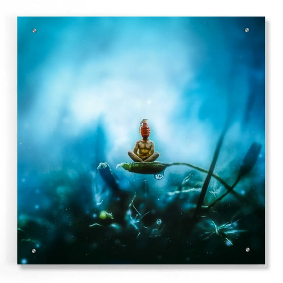 Epic Art 'Temporary Peace' by Mario Sanchez Nevado, Acrylic Glass Wall Art, 24"x24"