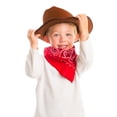 thumbnail image 2 of Sombrero vaquero Aeromax Junior con bandana marrón, 2 of 8