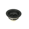 thumbnail image 5 of Keeney K1439BLK Heavy Duty Kitchen Sink Strainer with Power Ball Basket, Black, 5 of 12