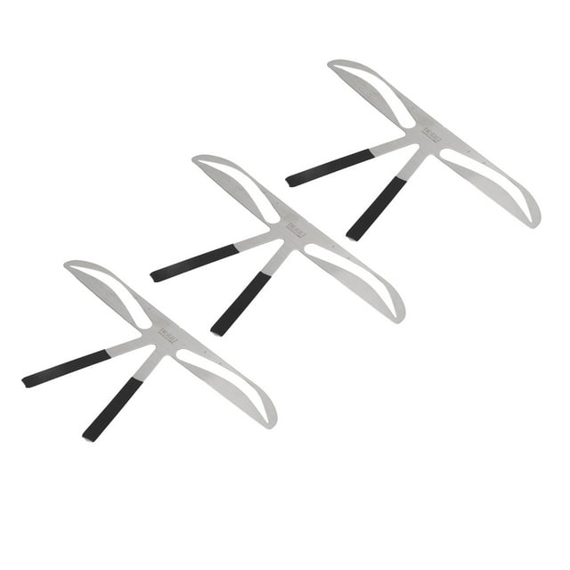 Eyebrow Template, Stainless Steel Professional Flexible Eyebrow Ruler Stencil 3pcs Shaping For Beauty Salon For Women ANGGREK Otros
