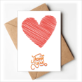 thumbnail image 1 of Corazón graffiti linea el día de San Valentín Nota en blanco del sobre de la tarjeta de agradecimiento, 1 of 4