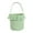 Green, variant on Easter Gingham Baskets for Children Cute Hunt Eggs Bucket Bag with Handle Plaid Pattern Candy Totebag for Home Party Birthday Decor