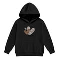 thumbnail image 4 of Tiijoy Girls Valentine's Day Outfits Leopard Heart Print Hoodie Sweatpants Set, Sizes 2-3, 4 of 5