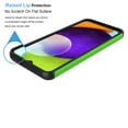 thumbnail image 5 of Takfox for Samsung A52 Case, Galaxy A52 Case, Galaxy A52 5G Case, Shockproof Hard Plastic Scratch Resistant Bumper Rubber Grip Sturdy Full Body Protective Phone Cases-Green, 5 of 6