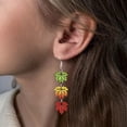 thumbnail image 4 of Thanksgiving Earrings Unique Wooden Earrings Stylish Jewelry for Holiday Celebrations Present for and Family, 4 of 6