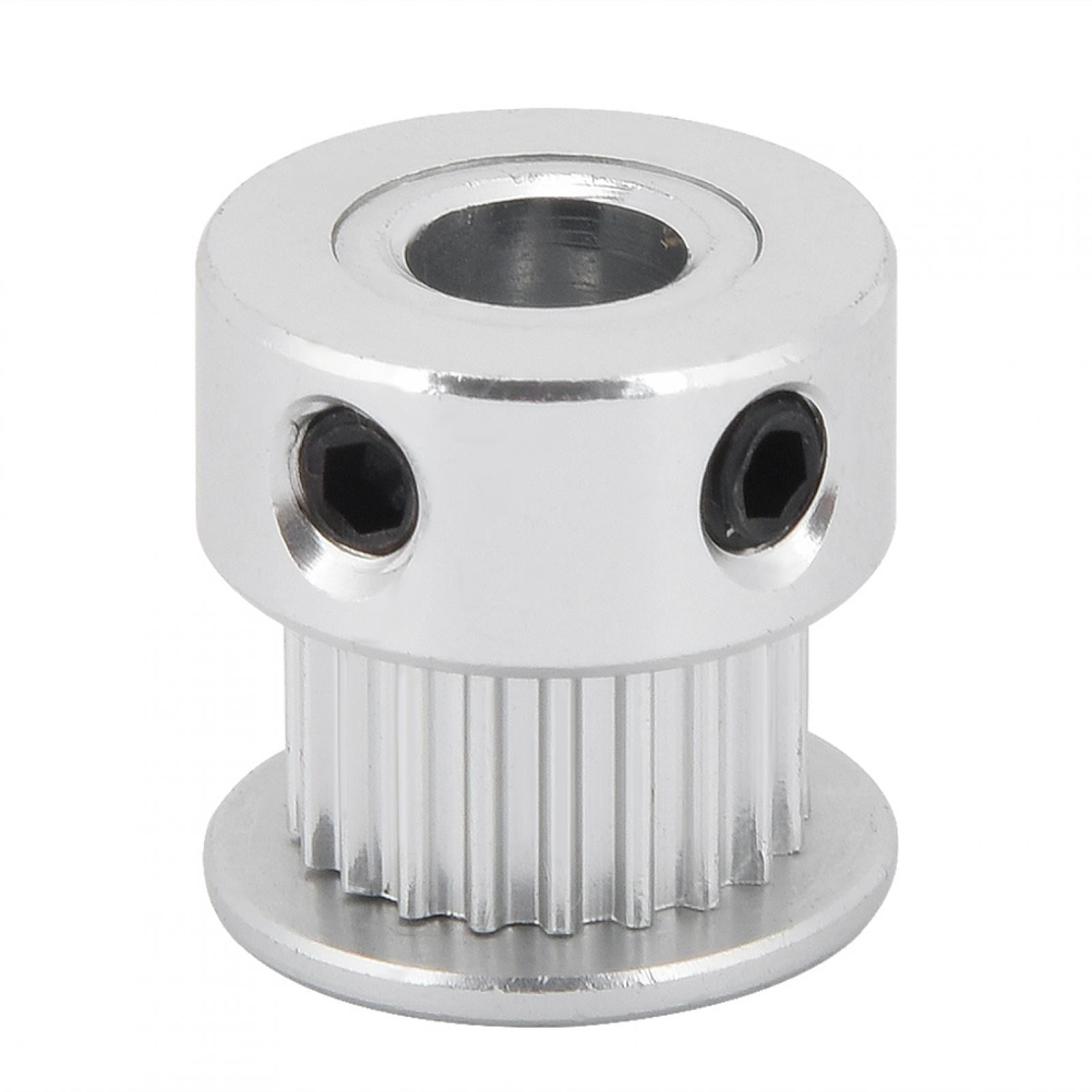 Scicalife 10pcs Synchronous Wheel Set Bore Aluminum Timing Belt Pulley Stepper Motor Pulley Reduction Gear 3D Printer Supplie Silver 5mm Scicalife 10pcs Synchronous Wheel Set Bore Aluminum Timing Belt Pulley Stepper Motor Pulley Reduction Gear 3D Printer Supplie Silver 5mm