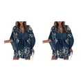 thumbnail image 3 of Qarigey Vestidos con cordones para mujer para mujer Sexy Escote en V profundo Mangas acampanadas Mini vestido corto Fiesta Playa Vacaciones Type2 NO2, 3 of 6