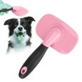 thumbnail image 3 of Pet Deshedding Brush, 360 Rotatable Lightweight Easy To Clean Dog Cleaning Brush  For Beauty Styling For Pet  With Dot, 3 of 8