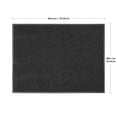 thumbnail image 2 of Mainstays 3 ft. x 4 ft. Platinum Needlepunch Charcoal Doormat with Vinyl Backing, 2 of 5