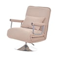 thumbnail image 4 of Sofá Plegable 2 En 1, Sillón, Sofá Cama, Ahorro De Espacio, Chaise Lounge Lavable, Color Caqui, 4 of 8