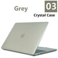 thumbnail image 1 of Crystal Case For Apple Macbook Air 15.4 A2941 Air 13.6 A2681 M2 Chip A2442 Pro Air 13.3 A2338 Retina 11 12 13 inch Laptop Cover Crystal Grey Pro 14 A2779 A2442, 1 of 6