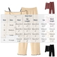 thumbnail image 3 of sdhkgrrt Women's 2 Piece Matching Pajama Set Off Shoulder Long Sleeve Top Elastic Waisted Wide Leg Pants Solid Comfy Casual Lounge Set Soft Loose Fit Tracksuit, Brown M, 3 of 9