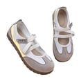thumbnail image 5 of YOUYEDIAN Mary Jane Shoes Women Fashion Strap Design Round Toe Casual Slip On Comfy Flats Retro Soft Breathable Versatile Outdoor Dress Shoes, 5 of 5