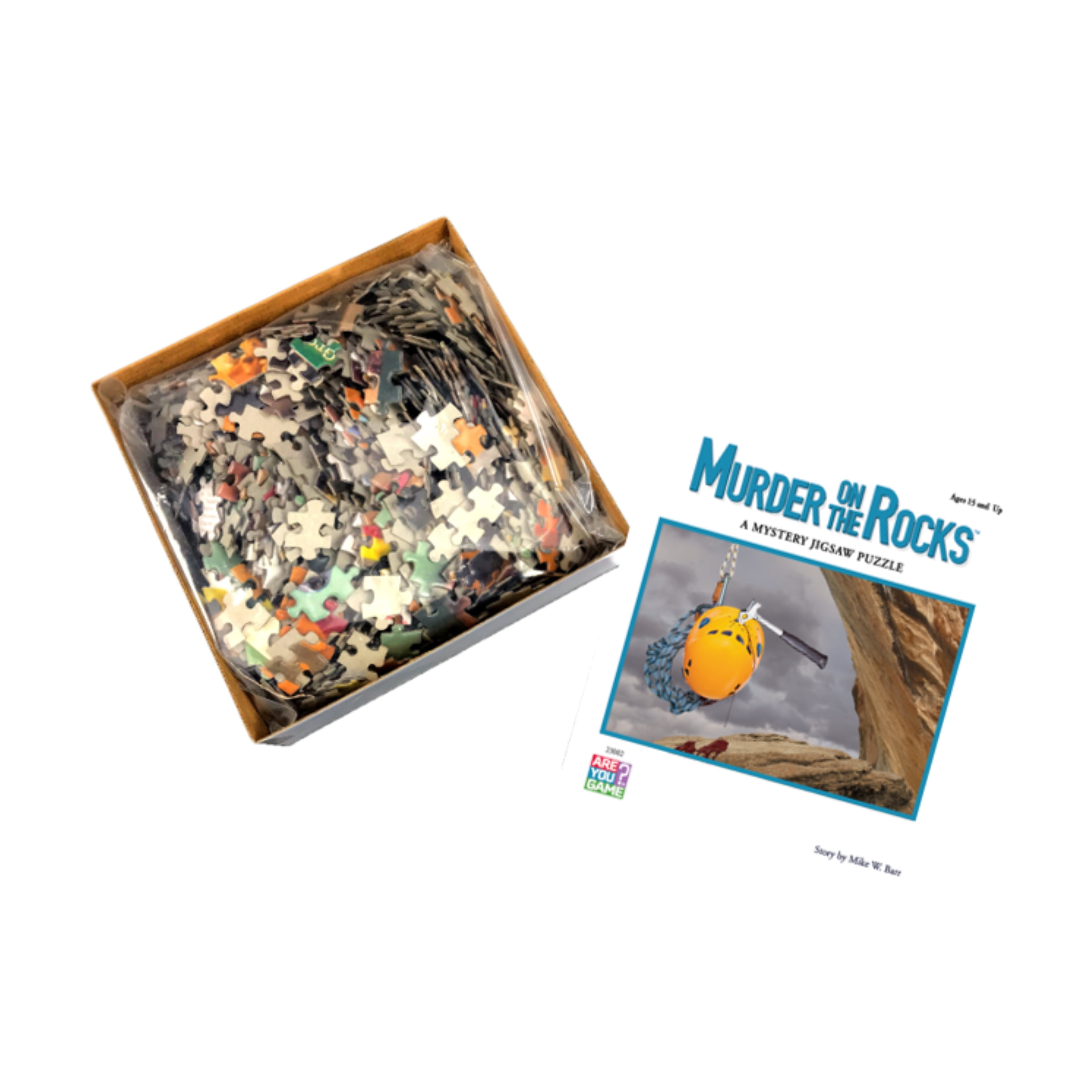 AreYouGame.com Murder on the Rocks Classic Mystery Jigsaw Puzzle: 1000 Pieces