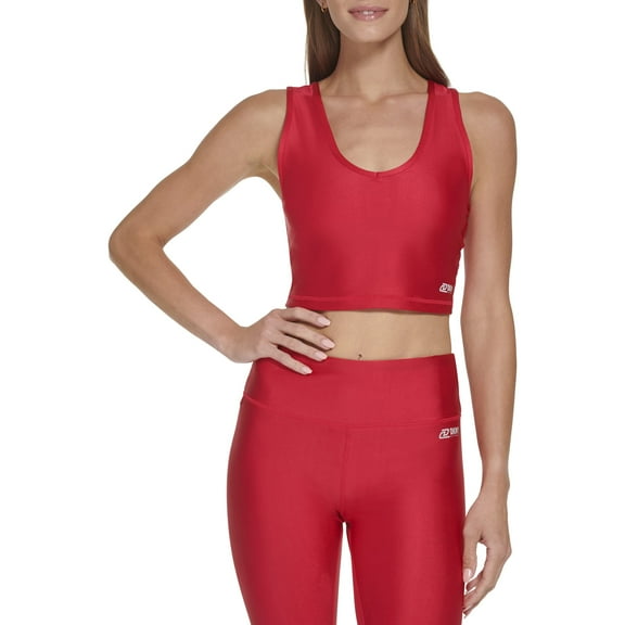DKNY Sport Women's Performance Support Yoga Running Tank Bra, SKI Patrol, Small