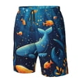 thumbnail image 4 of Fotbe Whimsical Underwater Fantasy Trajes de Baño Estampados para Hombre, Shorts de Verano de Secado Rápido, Ropa de Playa, Bañadores-Small, 4 of 6