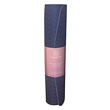 A Tiny Bit Fit Yoga mat with a Double Layer Thick 6mm eco-Friendly Non-Toxic TPE Material for an Anti-Allergic and Anti-Slip Exercise mat Used by Professionals