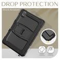 thumbnail image 7 of FJLBDE Case for iPad Pro 12.9 2022/2021/2020/2018 6th/5th/4th/3rd Gen, Rugged Shockproof Tablet Cases Cover with Kickstand Shoulder Strap, Black, 7 of 7