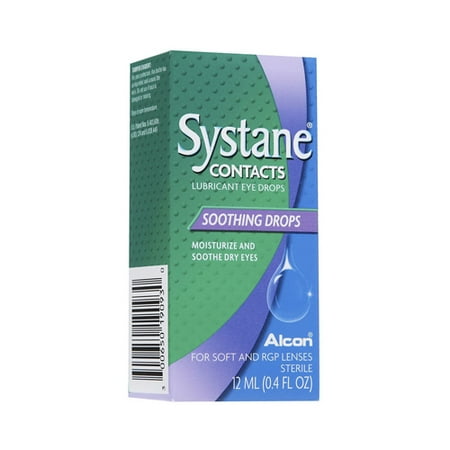 Systane Contacts Lubrifiant Eye apaisant gouttes - 0,4 Oz