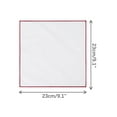 thumbnail image 2 of INSPIRE CHIC Men's Pocket Square Cotton Handkerchiefs for Suits Jacket Burgundy One Size, 2 of 4