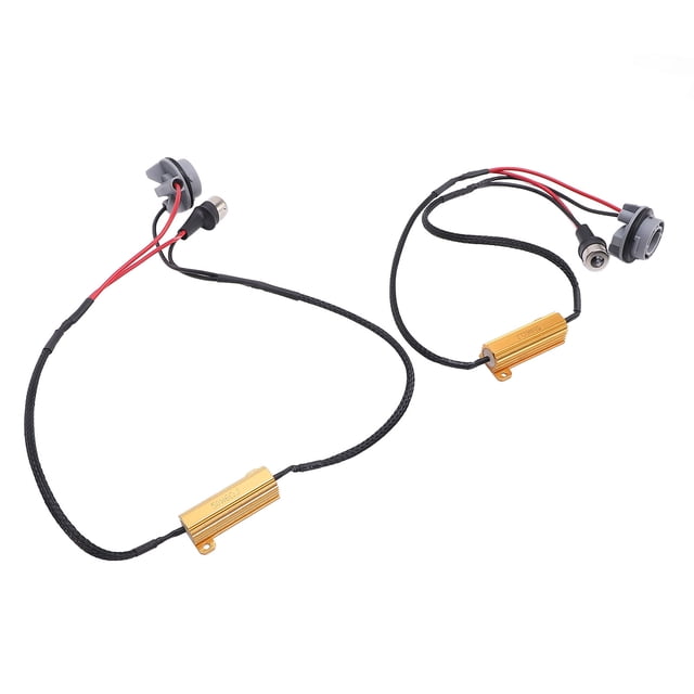 Décodeur de Lumière LED, 50W 6Ohm Excellente Conductivité Longue Durée Connexion Stable Résistant à la Chaleur Harnais de Signalisation Automatique pour Feux de Brouillard