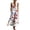 Multicolor G, variant on WRKEKC Floral Dress for Women Print V Neck Sleeveless Loose Silhouette Midi Easy Care Stretch Chic