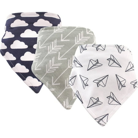 Hudson Baby Boy and Girl Bandana Bib, 3-Pack - Paper (Best Method To Conceive A Baby Boy)