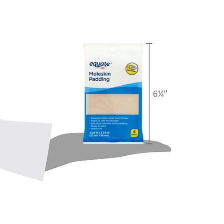 Equate Super Moleskin Padding Sheets, 6 Count