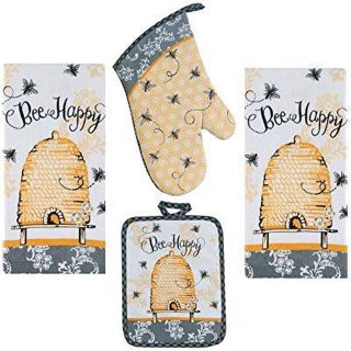 Bee Happy Honey Kitchen Towel Cake - Bountifuls Boutique