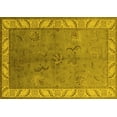 thumbnail image 1 of Ahgly Company Indoor Rectangle Oriental Yellow Traditional Area Rugs, 7' x 9', 1 of 4