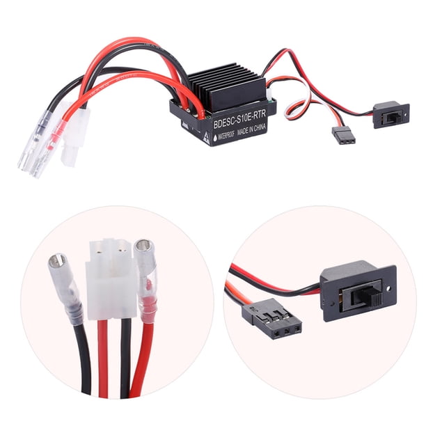 Controlador de velocidad ESC Controlador de velocidad eléctrico de firmware de metal para RC Car Rock Crawler (DRM12660-35)