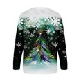 thumbnail image 5 of Chandail en Molleton de Noël pour Femmes 2023 Mode Imprimé Manches Confortable Respirant Col Rond en Solde, 5 of 5