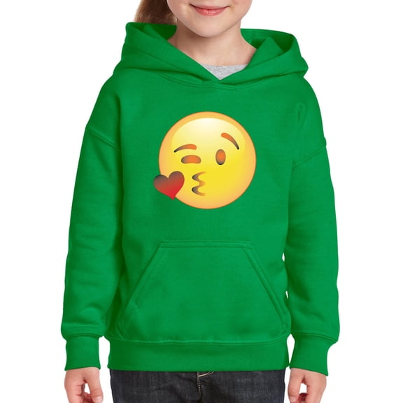 Artix - Big Boys Hoodies and Sweatshirts - Emoji Winky Face
