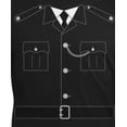thumbnail image 4 of Halloween British Bobby Copper Police Costume Mens T Shirt, 4 of 5