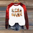 thumbnail image 2 of Halloween Sweatshirt for Women Non Spooky Season Cute Halloween Printed Long Sleeve Crewneck Pullovers, 2 of 4