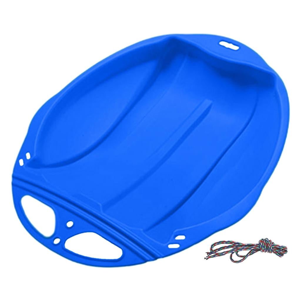 Details about   Snow Sled Outdoor Luge Grass Skiing Board Downhill Skating Toboggan Blue 