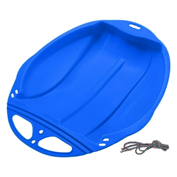 koolsoo Traîneau en Plastique Portable Toboggan Traîneau Simple en Plastique Pro Traîneau de Neige Traîneau de Neige Bleu