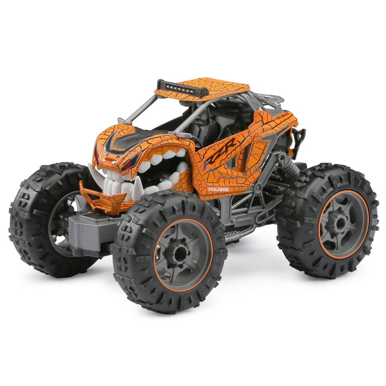 New Bright Polaris RZR Remote Control ATV, 1:18 Scale, Orange