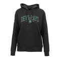thumbnail image 2 of Women's Levelwear Black Tampa Bay Rays Adorn Cooperstown Collection Retro Spellout Pullover Hoodie, 2 of 3