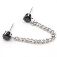 thumbnail image 1 of Bangcool Boucles d'Oreilles Chaîne de Manchette Strass Boucles d'Oreilles Pendantes pour Homme, 1 of 10