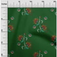thumbnail image 2 of oneOone Viscose Chiffon Green Fabric Leaves & Clover Sewing Fabric By The Yard Printed Diy Clothing Sewing Supplies 42 Inch Wide, 2 of 6