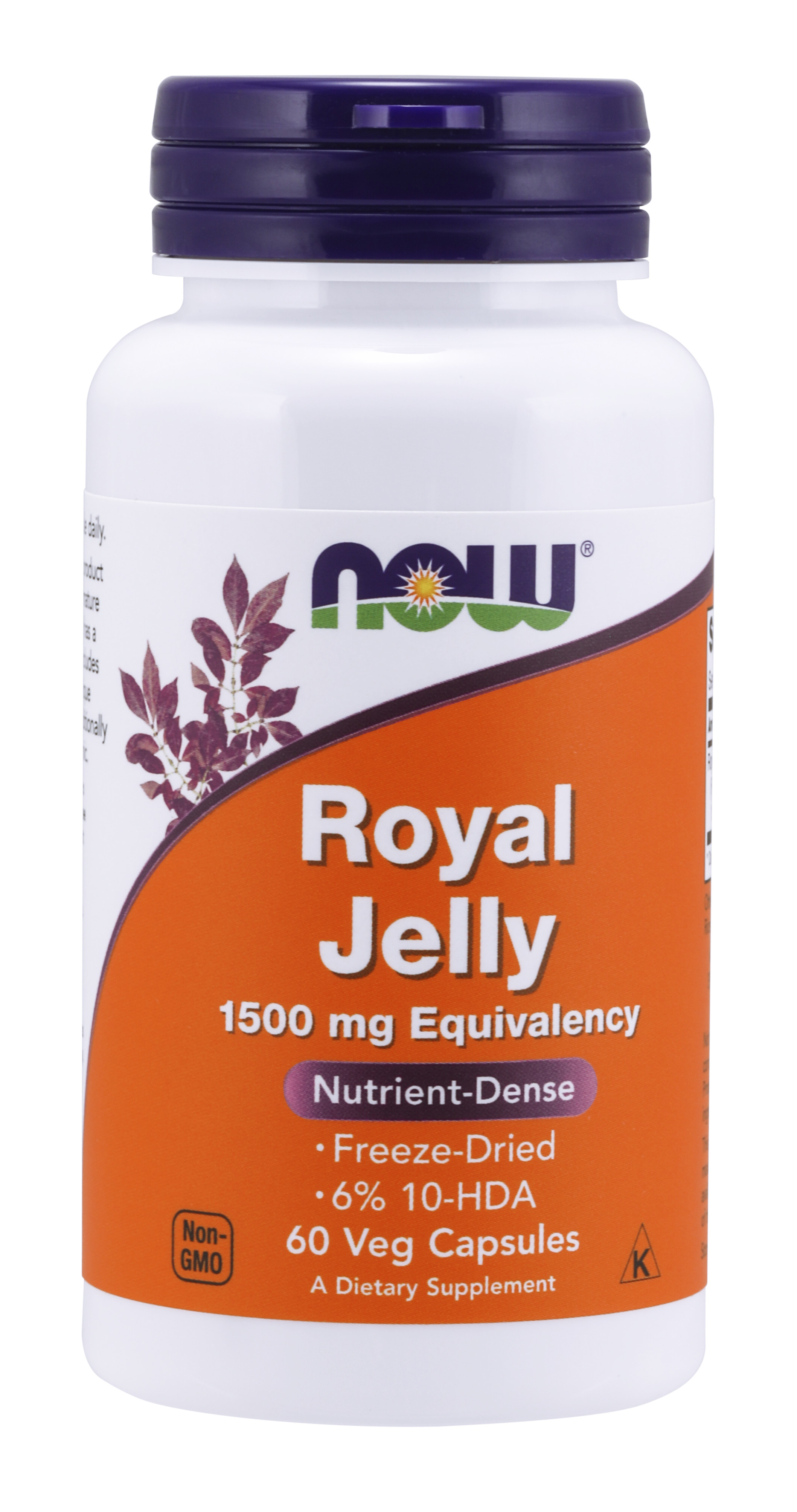 NOW Supplements, Royal Jelly 1500 mg with 10HDA (HydroxyDDecenoic