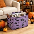 thumbnail image 6 of Halloween Basket Large Capacity Foldable Storage Bin with Handle for Toys Clothes Trick or Treat by OVFUIZ, 6 of 7