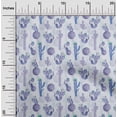 thumbnail image 2 of oneOone Velvet Medium Blue Fabric Cactus Craft Projects Decor Fabric Printed By The Yard 58 Inch Wide, 2 of 5