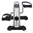 thumbnail image 3 of Vowella Mini Trainer Bike, Under Desk Bike Pedal Exerciser with LCD Screen Displays, 240 lbs, Silver, 3 of 6