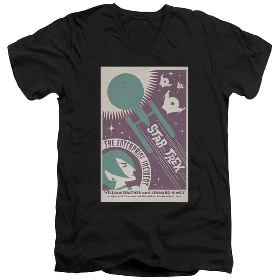 Star Trek - Tos Episode 57 - Slim Fit V Neck Shirt - Large