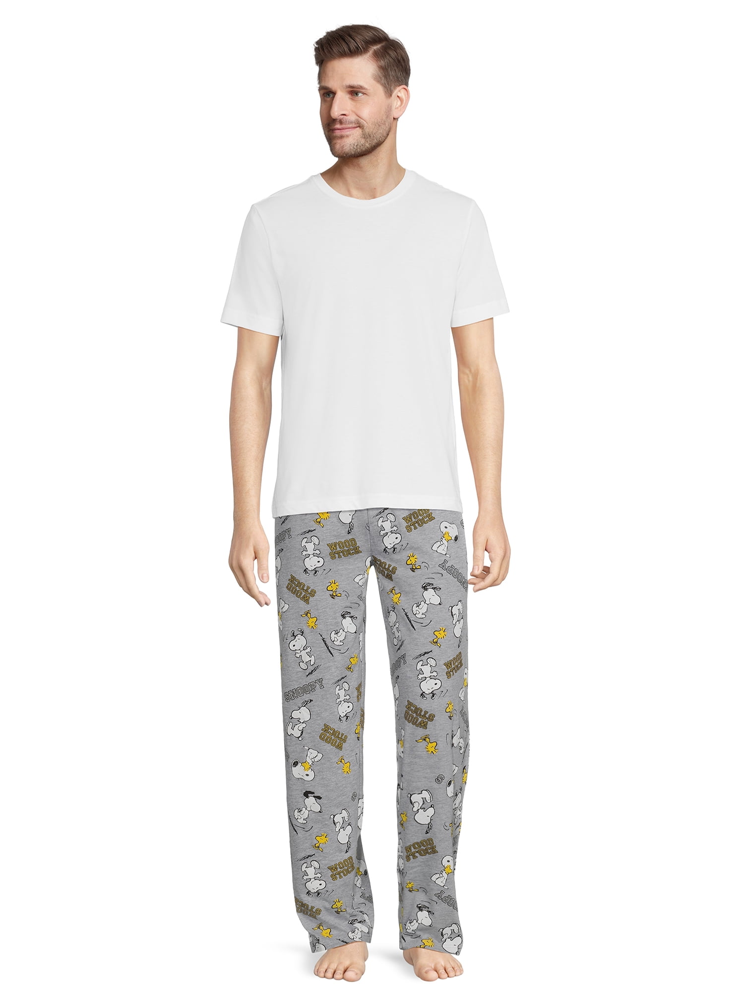 Peanuts Snoopy Men's and Big Men's Graphic Sleep Pants, Size S-2X