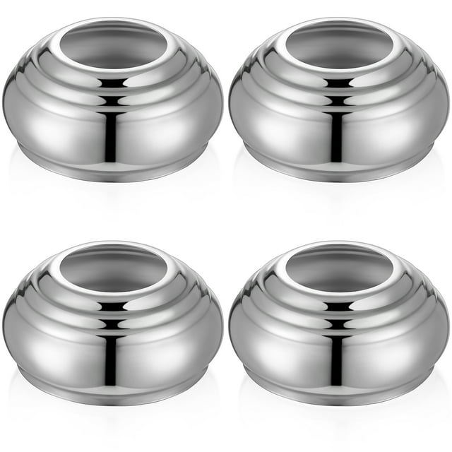 4 soportes esféricos para observación de bolas, base esférica para jardín, soporte de acero inoxidable para bolas.